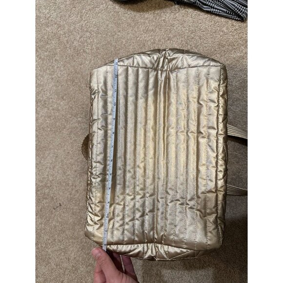 Michael Kors Winnie Quilted Nylon Pale Gold Large Tote - Picture 7 of 11